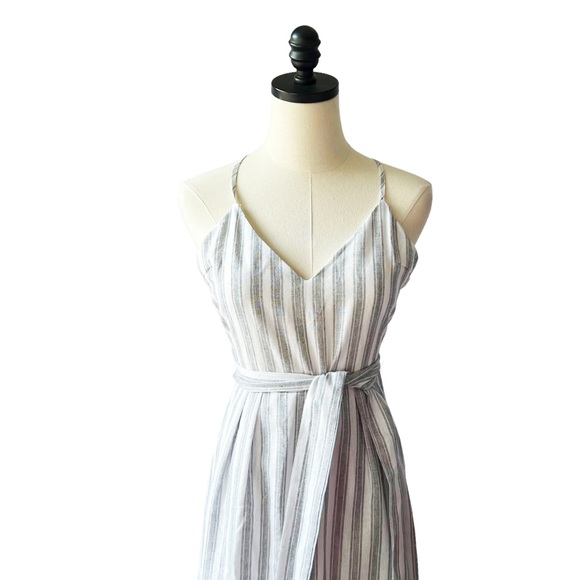 Lulus Nelson Black & White Striped Dress | SMALL NWT - Picture 3 of 9